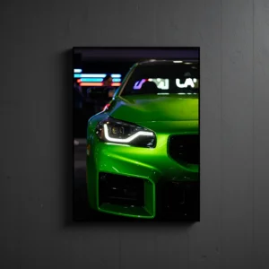 BMW M2 Coupé 2025 - Neon Car Poster